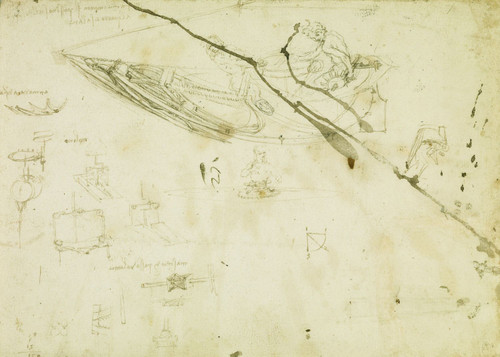Designs for a Boat - Leonardo Da Vinci