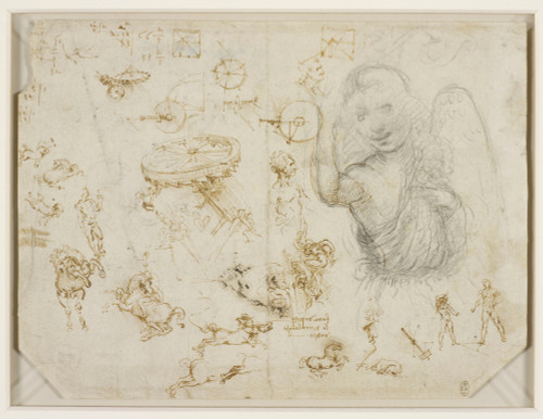 Sheet of Miscellaneous Studies 3 - Leonardo Da Vinci