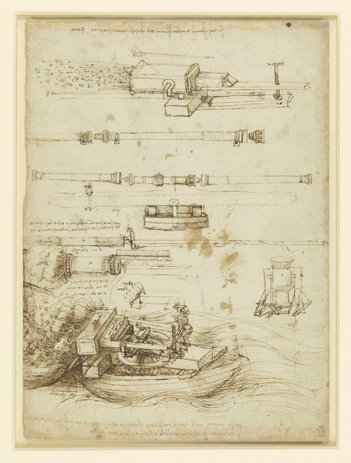 Designs for Gun-Barrels and Mortars - Leonardo Da Vinci