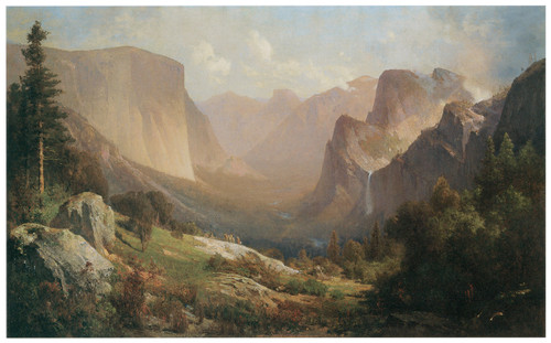 View of Yosemite Valley  - Thomas Hill