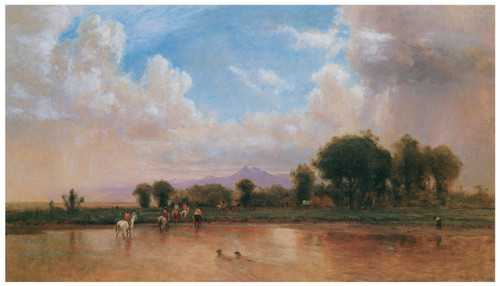 On The Plains Cache La Poudre - Thomas Worthington Whittredge