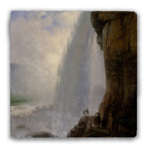 "Underneath Niagara Falls 2" Tumbled Stone Coaster