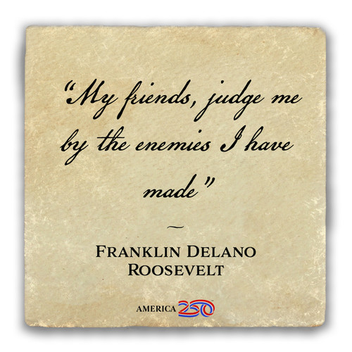 "Judge Me" Tumbled Stone Coaster