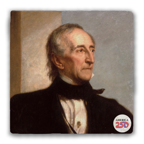 John Tyler Tumbled Stone Coaster