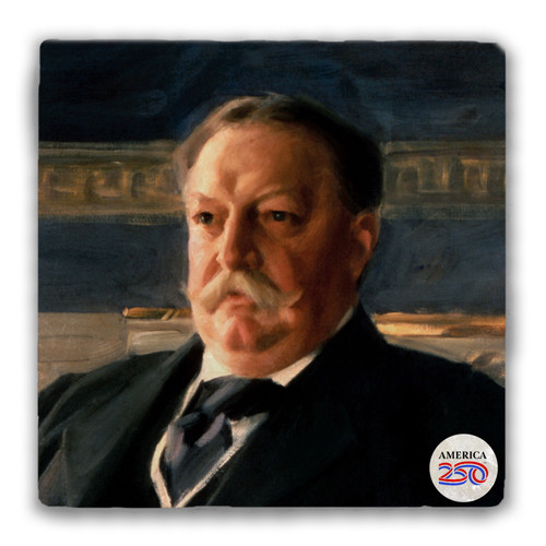 William Howard Taft Tumbled Stone Coaster