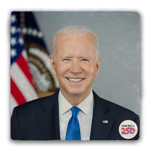 Joe Biden Tumbled Stone Coaster