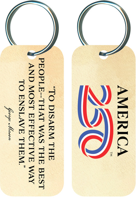 "To Disarm The People" Keychain