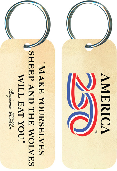 "Make Yourselves Sheep" Keychain