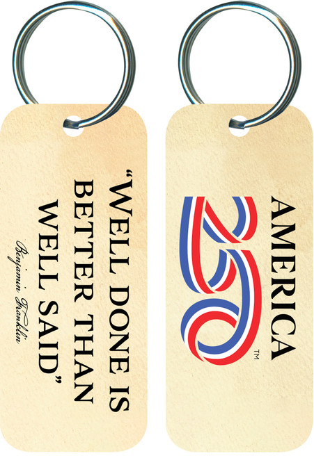 "Well Done Is Better" Keychain