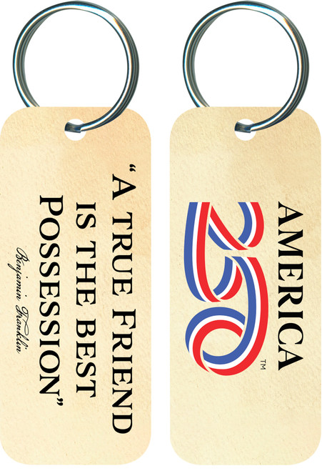 "A True Friend" Keychain