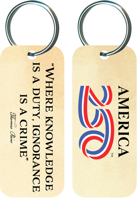 "Where Knowledge Is A Duty" Keychain