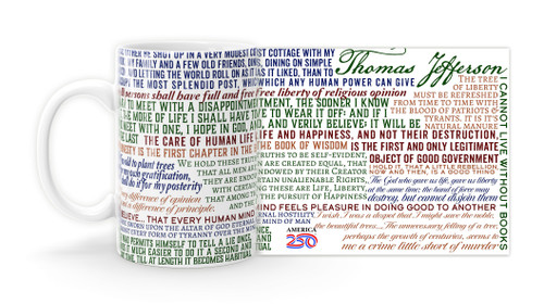 Thomas Jefferson Quotes Mug