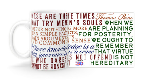 Thomas Paine Quotes Mug