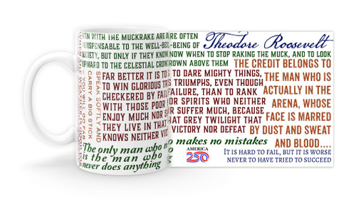Teddy Roosevelt Quotes Mug