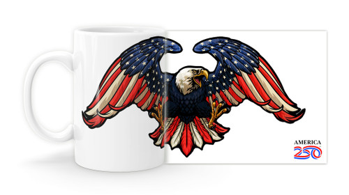 American Flag Eagle Mug
