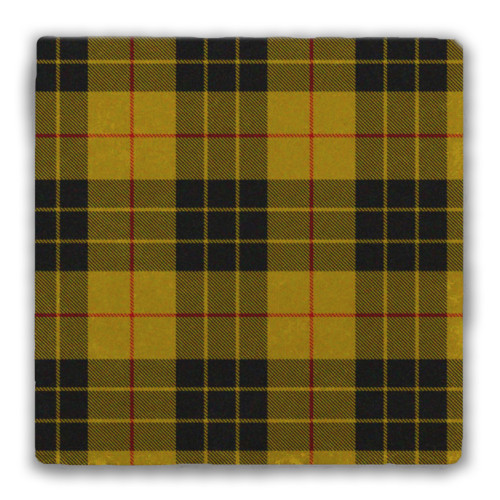 Macleod Tartan Tumbled Stone Coaster