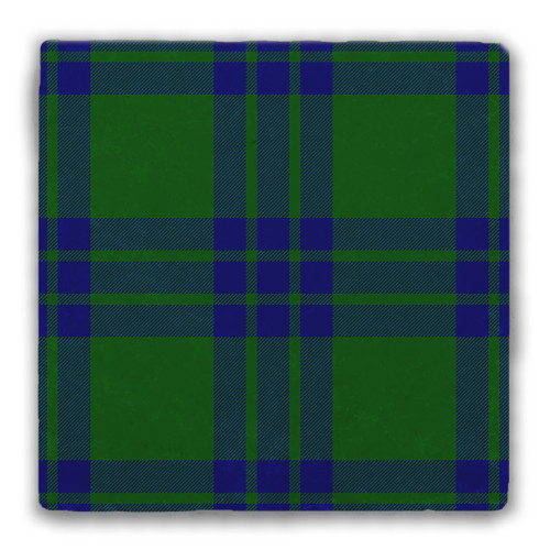 Douglas Tartan Tumbled Stone Coaster