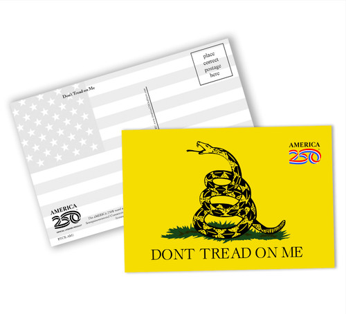 "Don't Tread On Me" Postcard
