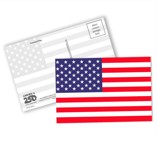 American Flag Postcard