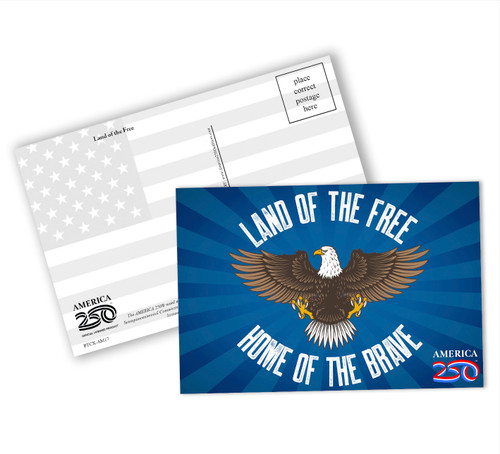 "Land of the Free" Postcard