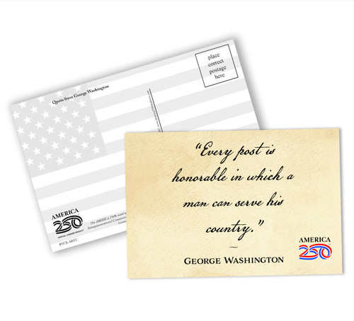 "Every Post is Honorable" Postcard