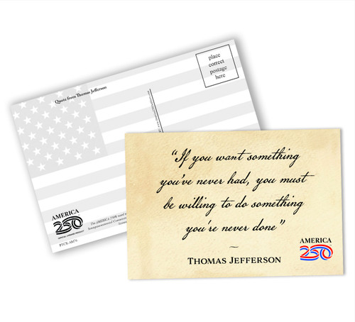 "If You Want Something"  Postcard