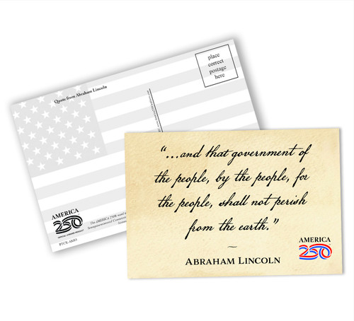 "For the People" Postcard