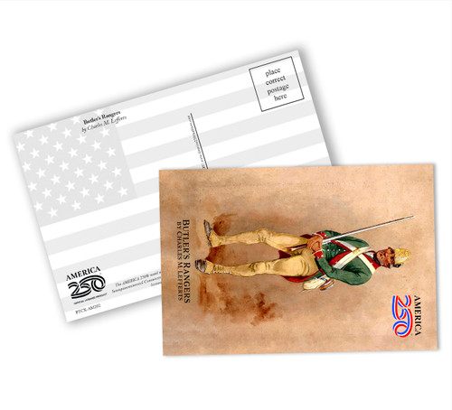 Butler's Rangers Postcard