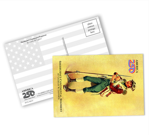 Sherburne's Continental Regiment Postcard