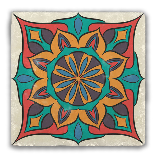 European Design 76 Tumbled Stone Coaster