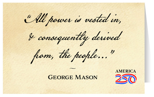 "All Power Is Vested In" Greeting Card