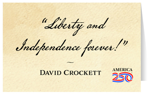 "Liberty and Independence" Greeting Card