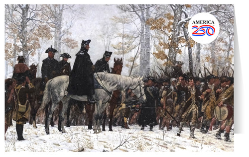 The March to Valley Forge Greeting Card