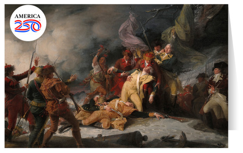 Death of General Montgomery Greeting Card