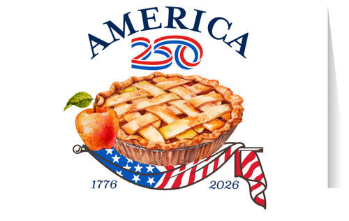 America250™ Apple Pie Decal - Nelson Gifts