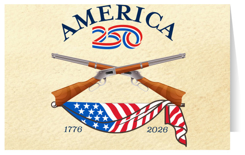 America250™ Rifle Greeting Card 3