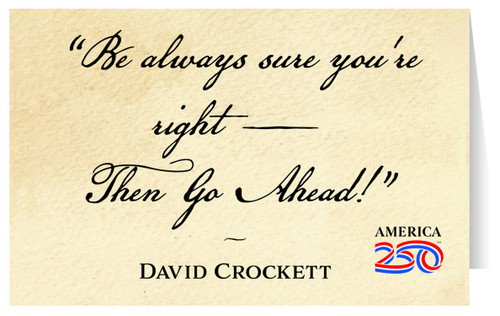 "Be Always Sure" Note Card