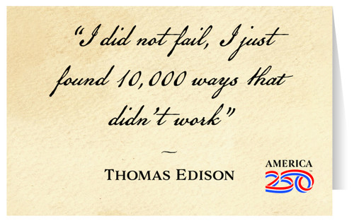 "I Didn't Fail" Note Card