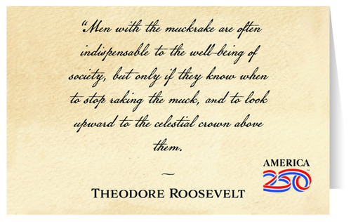 "Men with the Muckrake" Note Card