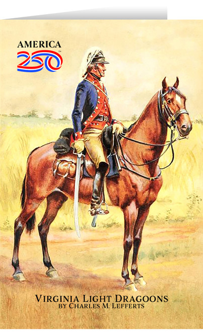 Virginia Light Dragoons  Note Card