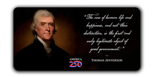 "The Care of Human Life" Magnet Long