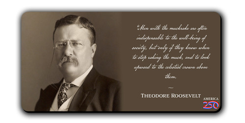 "Men with the Muckrake" Magnet Long