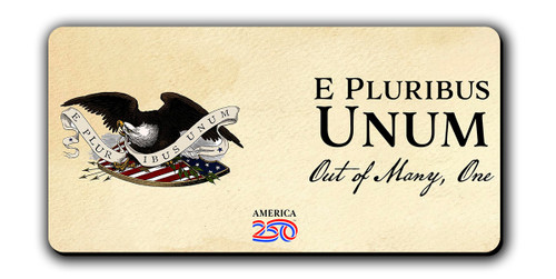 American Eagle Parchment Magnet Long