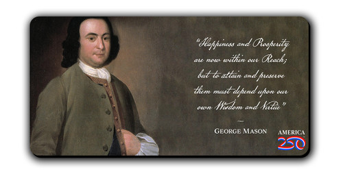 "Wisdom and Virtue" Magnet Long