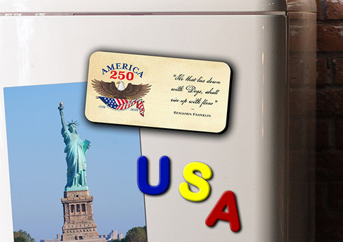 "He That Lies" America 250 Magnet Long