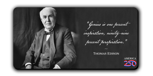 "One Percent Inspiration" Magnet Long