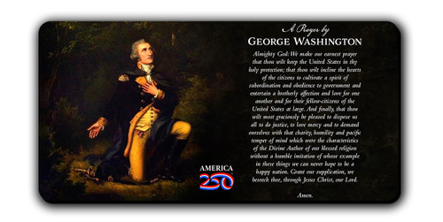 George Washington Prayer (Sachs Painting) Magnet Long