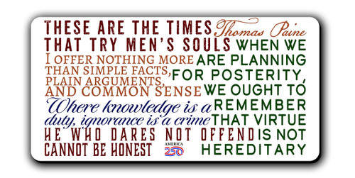 Thomas Paine Quotes Magnet Long