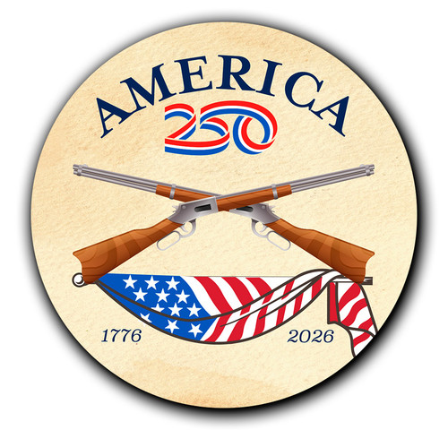 Personalized America250™ Rifle3 Magnet Round
