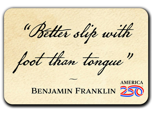 "Better Slip With Foot" America250™ Magnet Standard